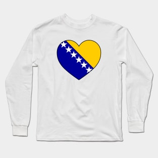 Heart - Bosnia and Herzegovina _060 Long Sleeve T-Shirt